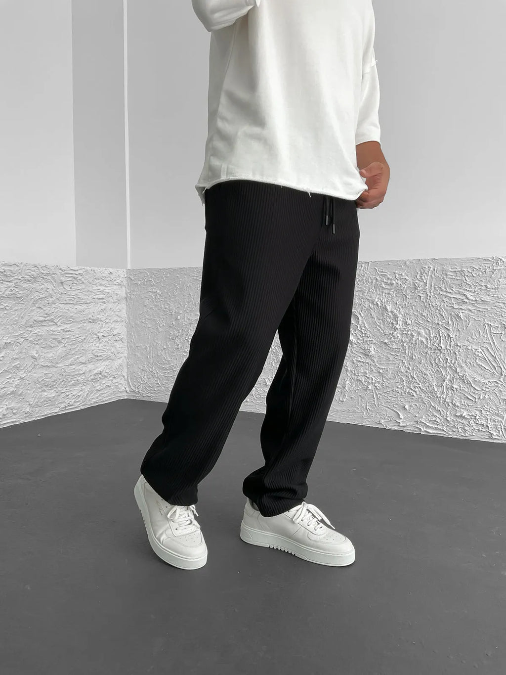 Sami™ - Pantalon confortable côtelé en spandex
