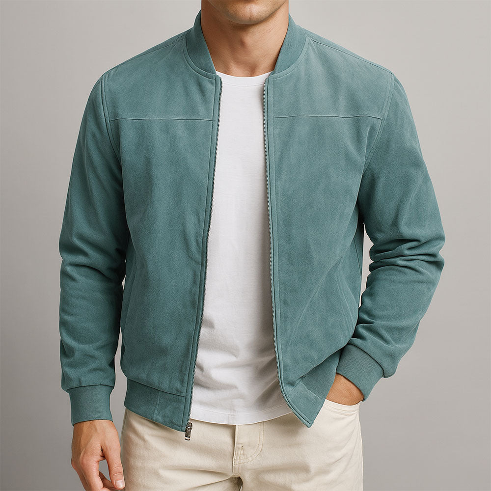 Marceaux™ | Le Blouson en Suède Authentique pour Homme
