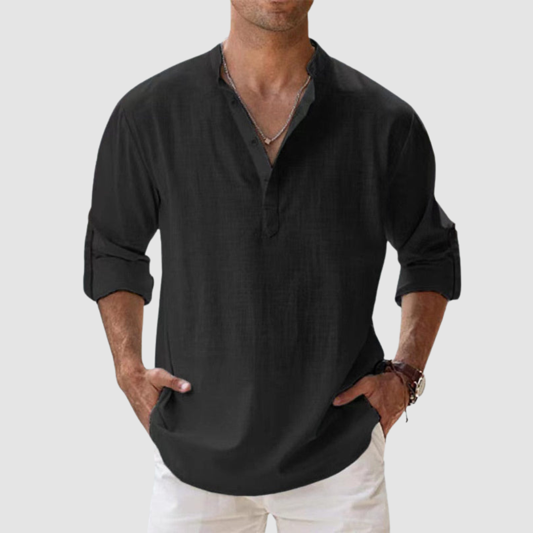 Chemise Lewis en Lin Aéré