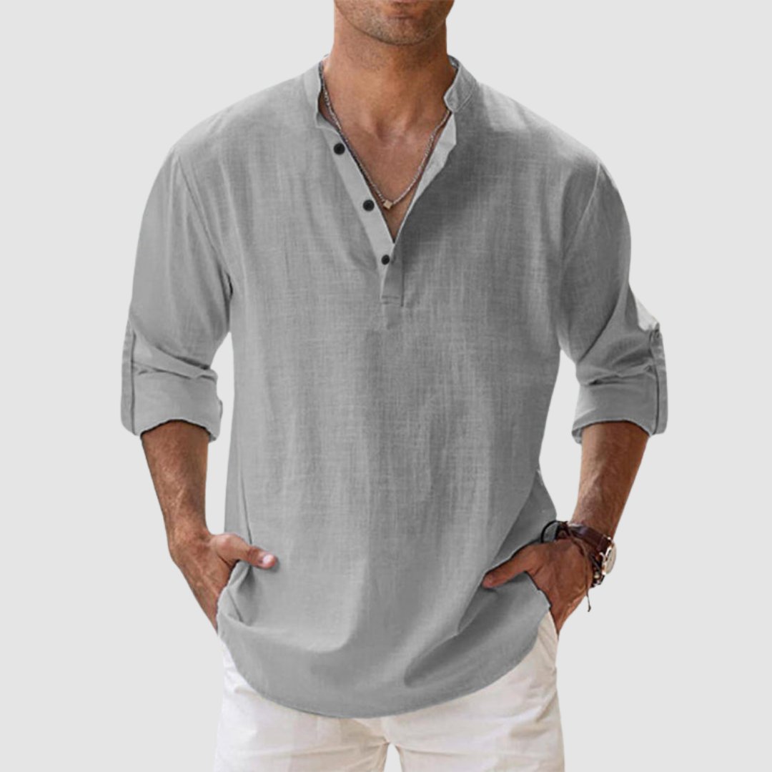 Chemise Lewis en Lin Aéré
