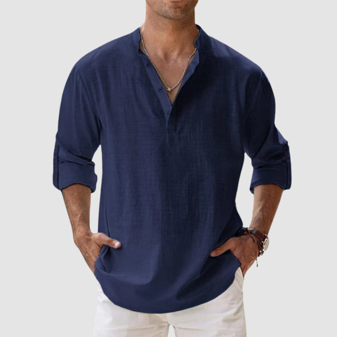 Chemise Lewis en Lin Aéré