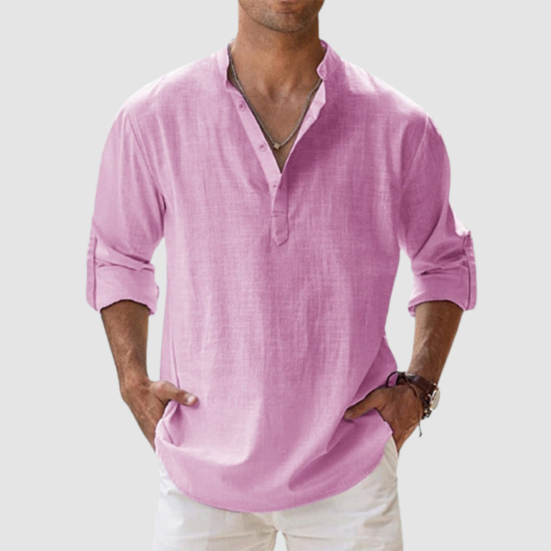 Chemise Lewis en Lin Aéré