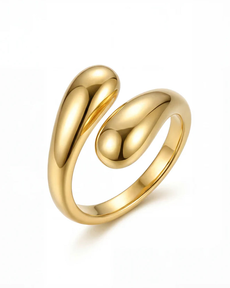 Bague Goutte D'Eau Irrégulière 0
