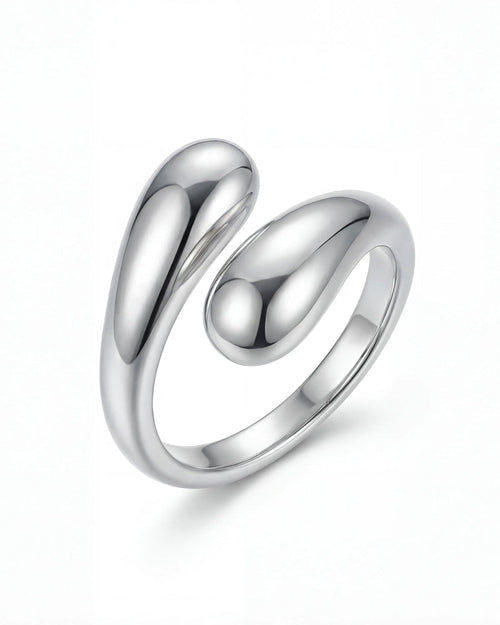 Bague Goutte D'Eau Irrégulière 1