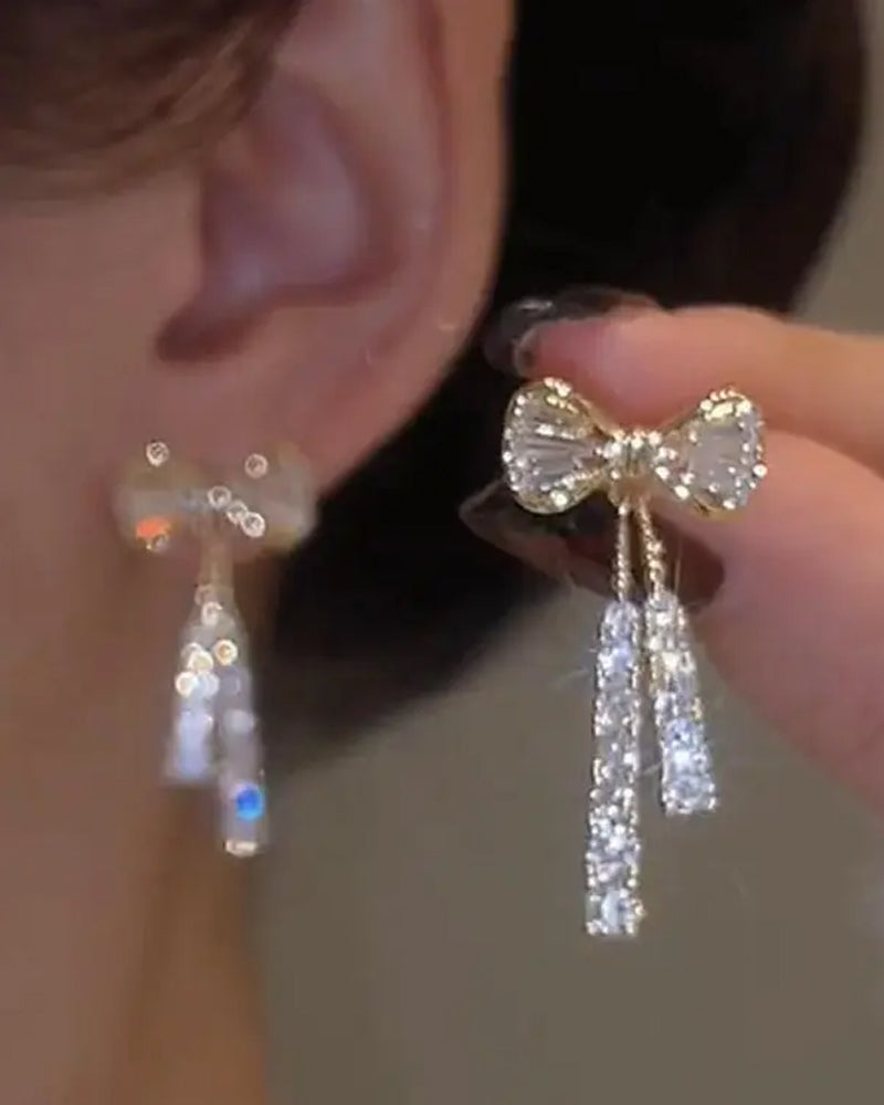 Boucles d’Oreilles Papillon Scintillant