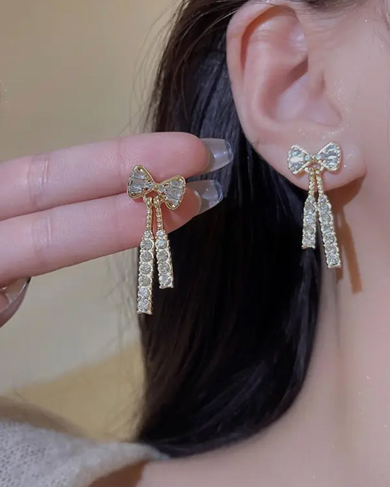 Boucles d’Oreilles Papillon Scintillant 3