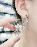 Boucles d'oreilles à plusieurs couches 0