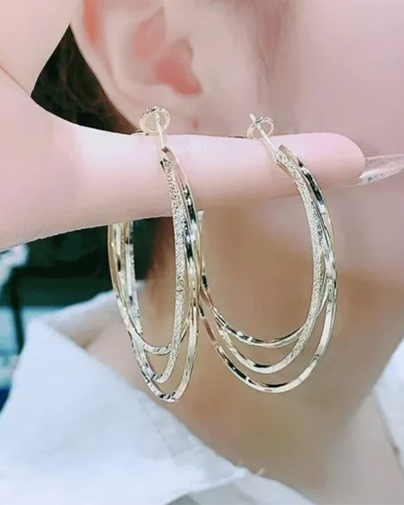 Boucles d'oreilles à plusieurs couches 1