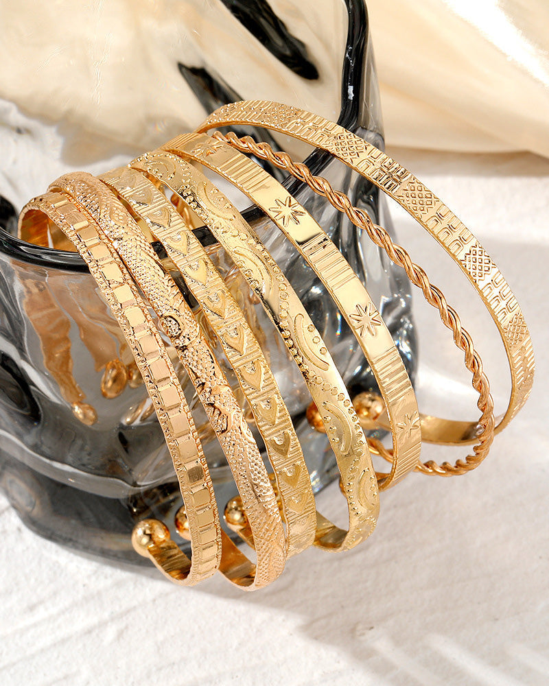 Bracelet étoile à six branches lot de 7 pièces 1