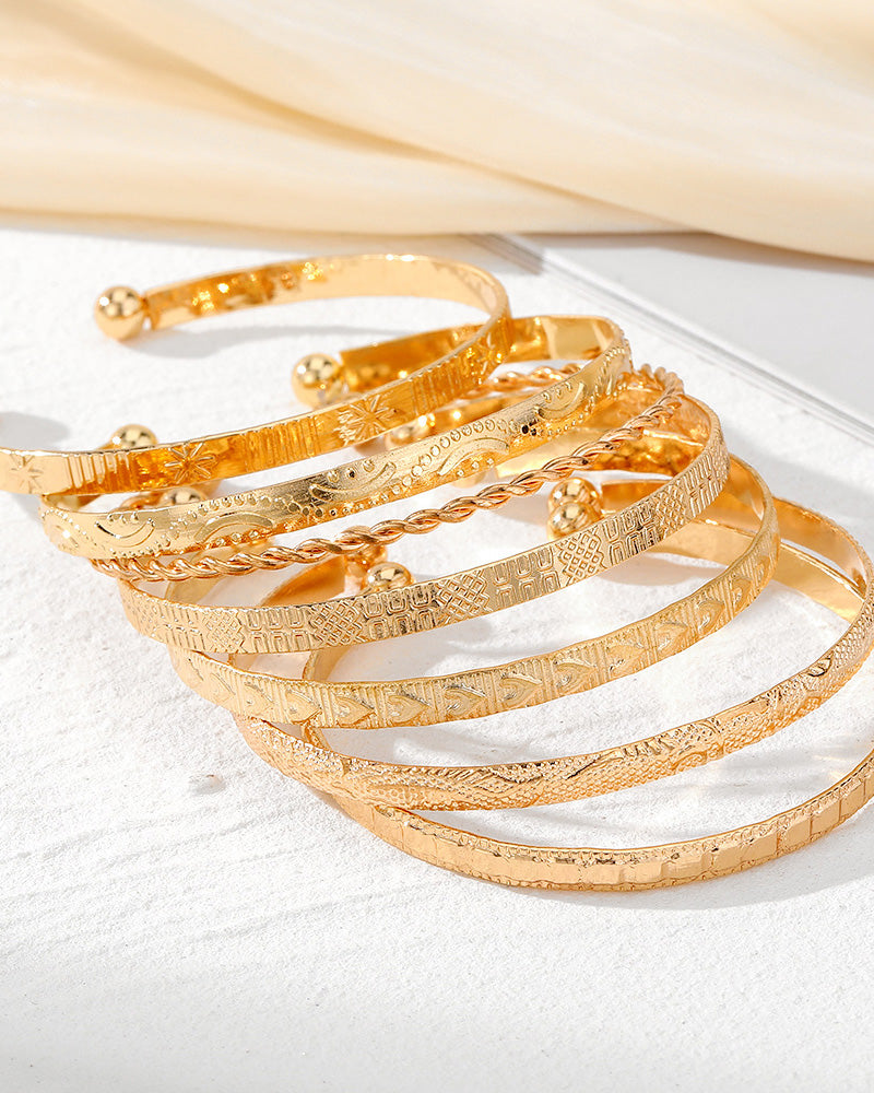 Bracelet étoile à six branches lot de 7 pièces 3