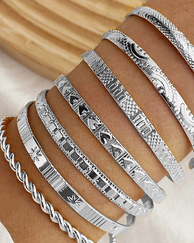 Bracelet étoile à six branches lot de 7 pièces 4