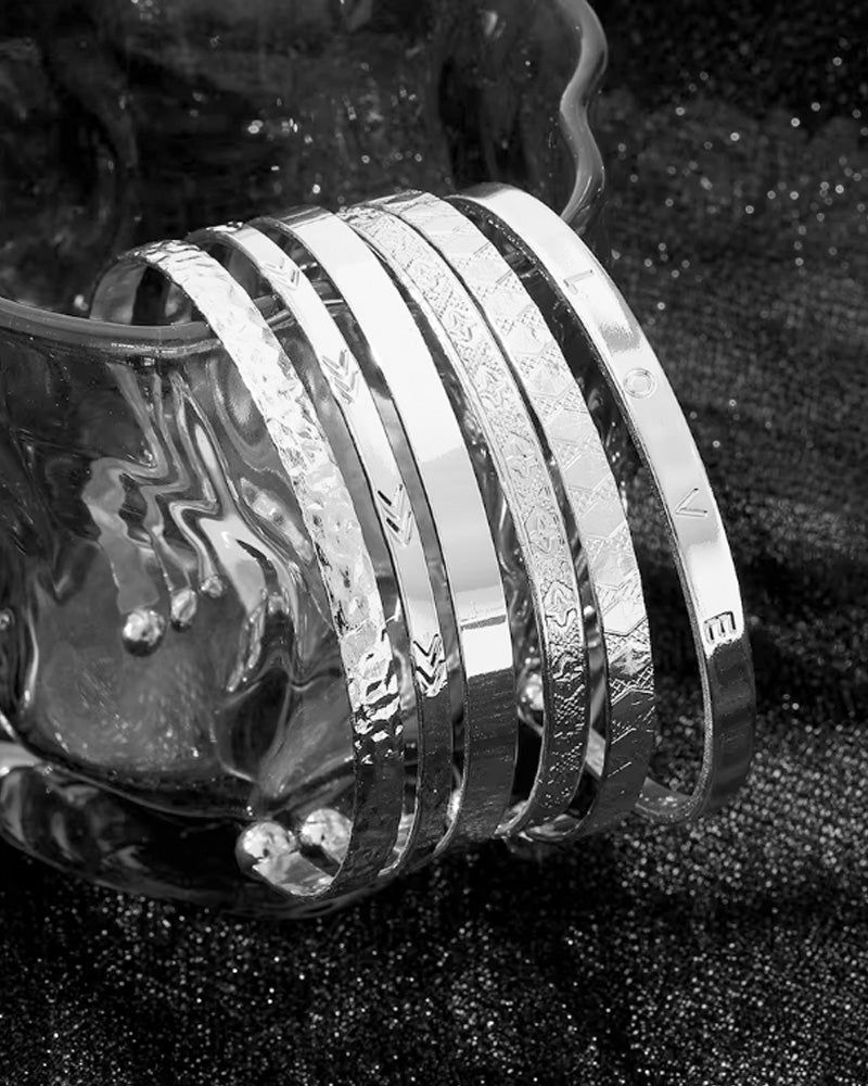 Bracelet étoile à six branches lot de 7 pièces 7
