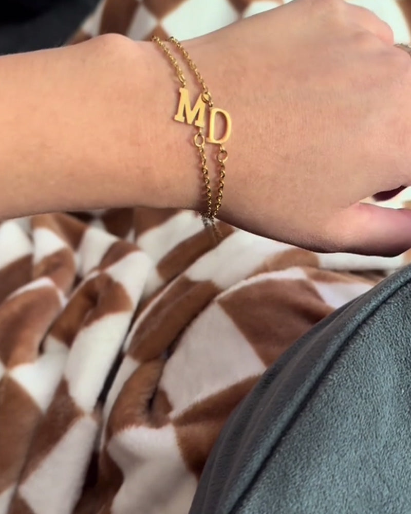 Bracelet simple à lettres 2