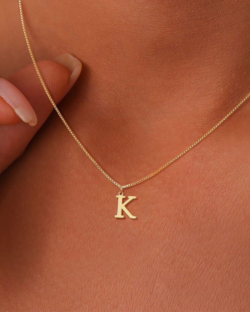 Collier à 26 lettres anglaises à la mode et exquis 0