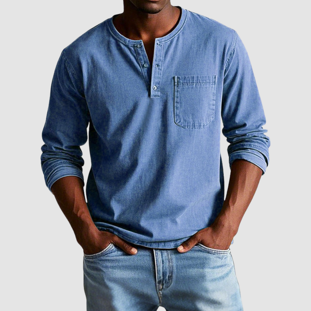 Vintage Harrison Henley Shirt