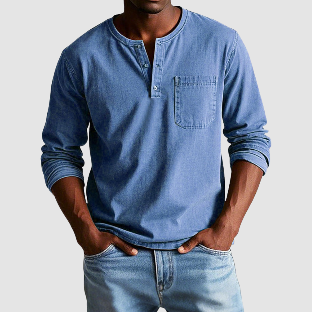 Vintage Harrison Henley Shirt