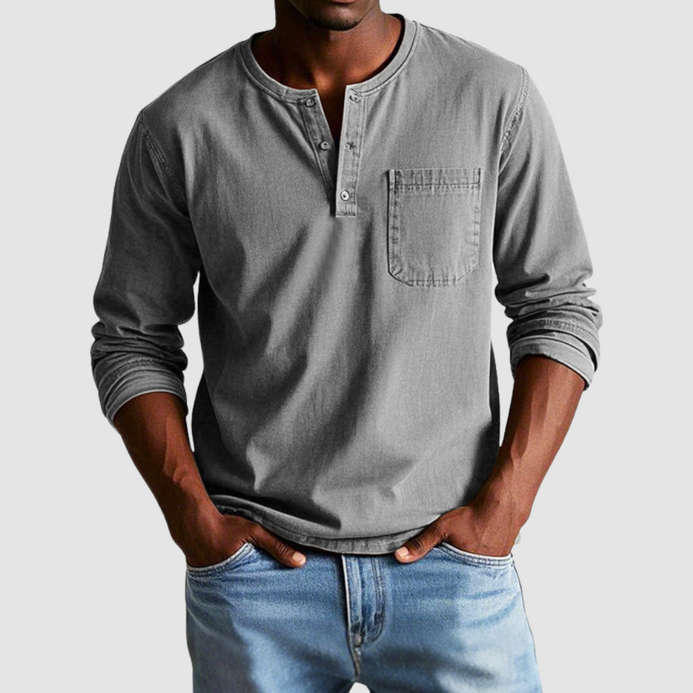 Vintage Harrison Henley Shirt