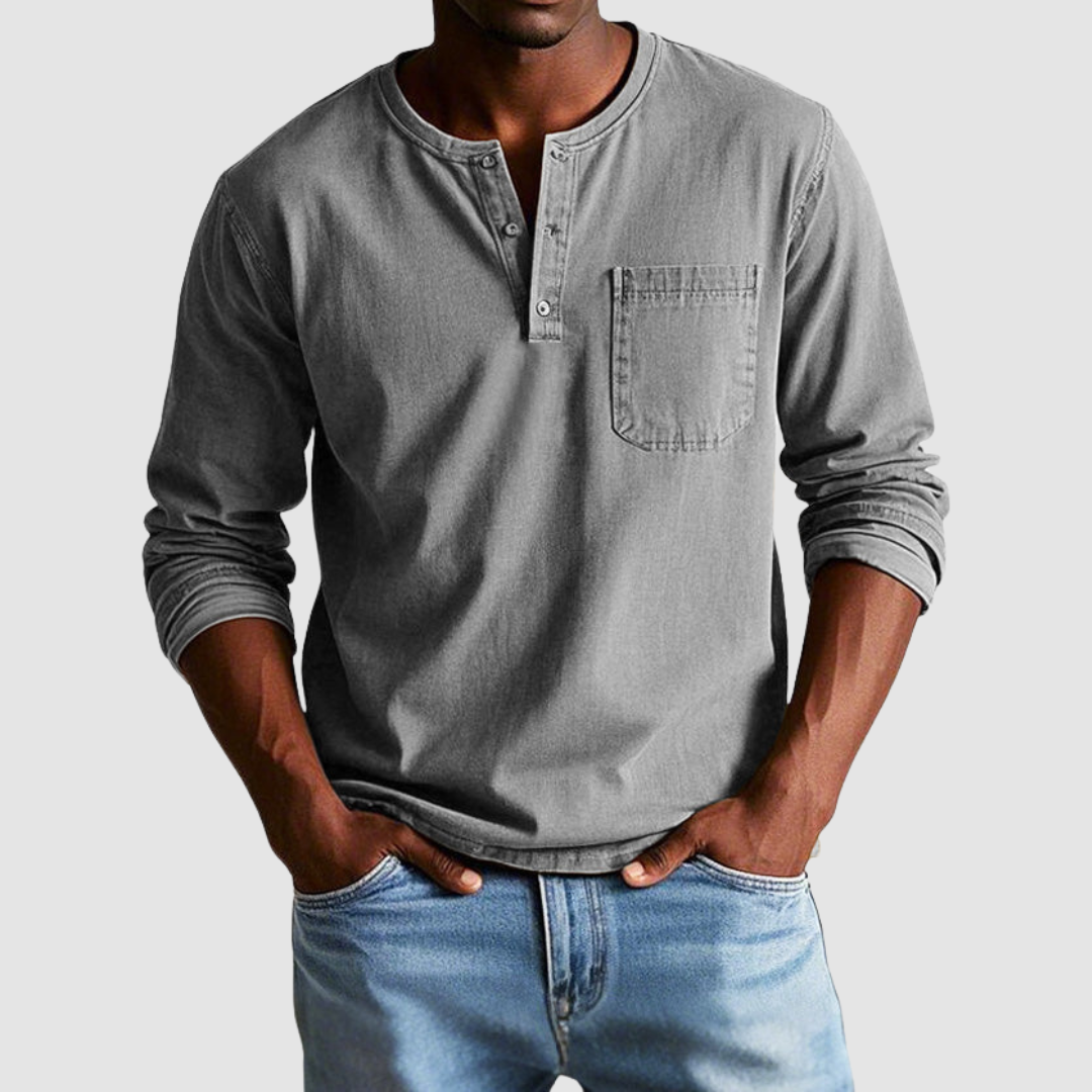 Vintage Harrison Henley Shirt