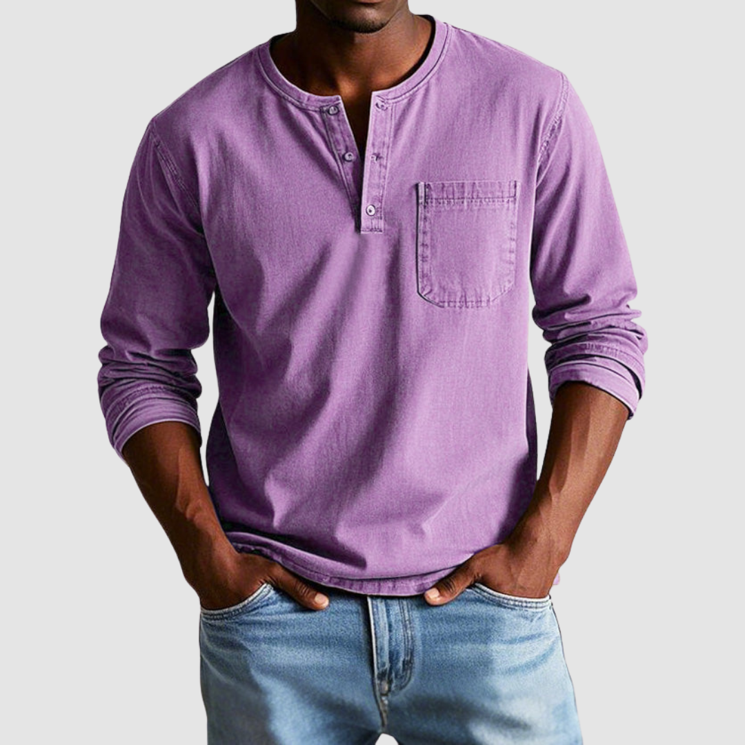Vintage Harrison Henley Shirt