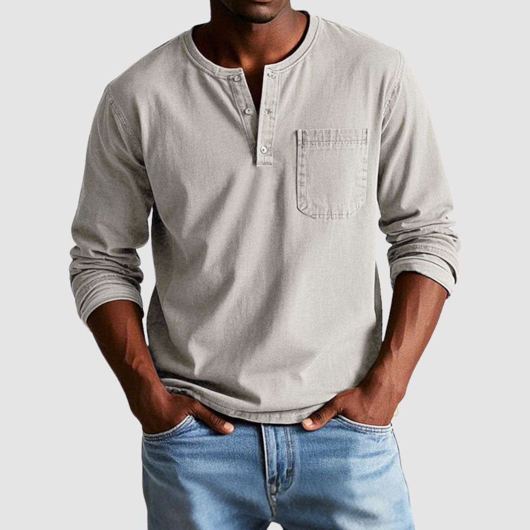 Vintage Harrison Henley Shirt