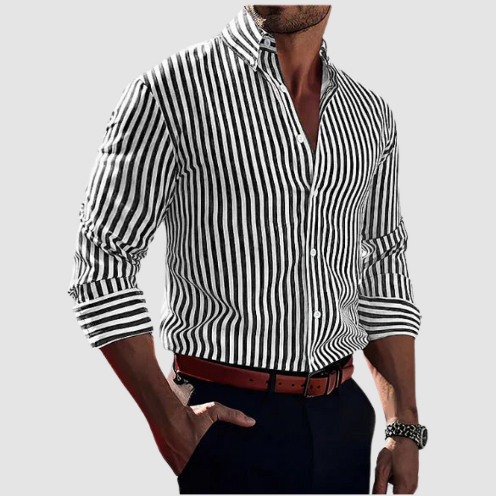 Chemise Élégante à Rayures Nate