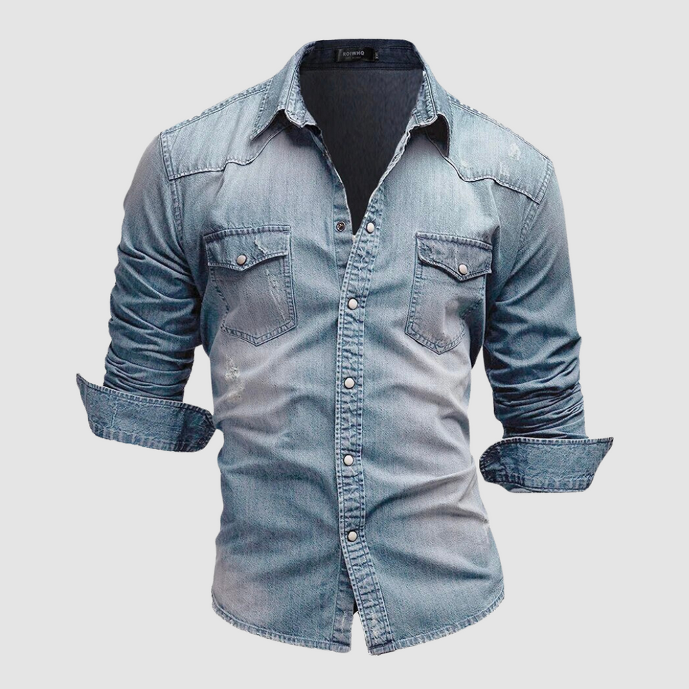 Chemise Denim Contemporaine Lex