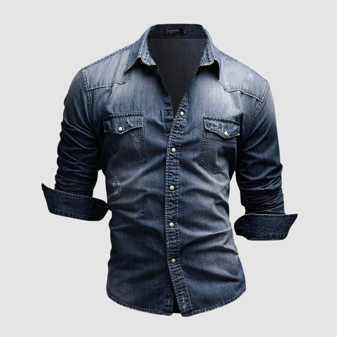 Chemise Denim Contemporaine Lex