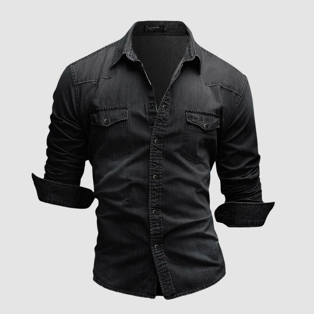 Chemise Denim Contemporaine Lex