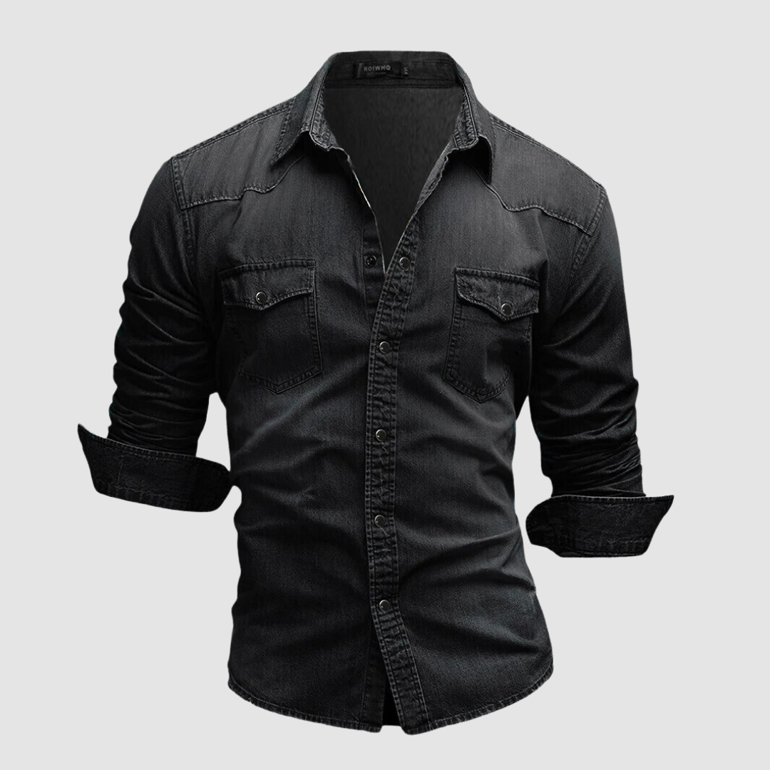 Chemise Denim Contemporaine Lex