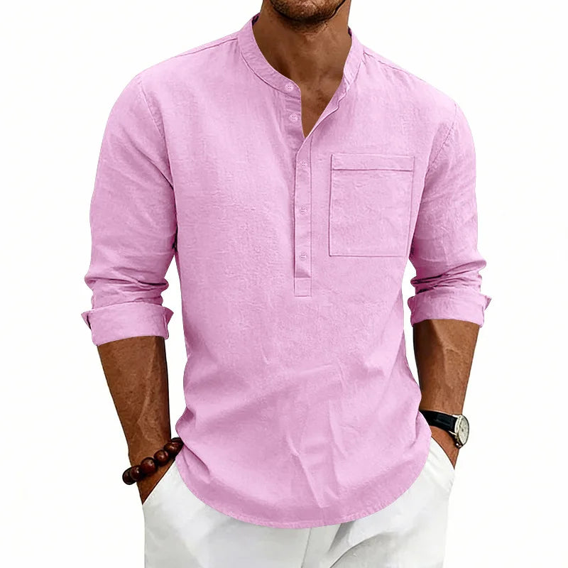 Étienne™ | Chemise d’Été Décontractée avec Poche Poitrine