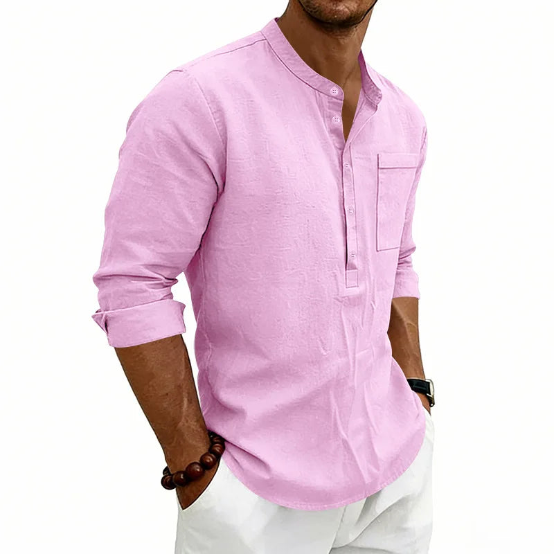 Étienne™ | Chemise d’Été Décontractée avec Poche Poitrine