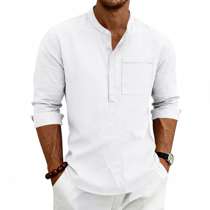 Étienne™ | Chemise d’Été Décontractée avec Poche Poitrine
