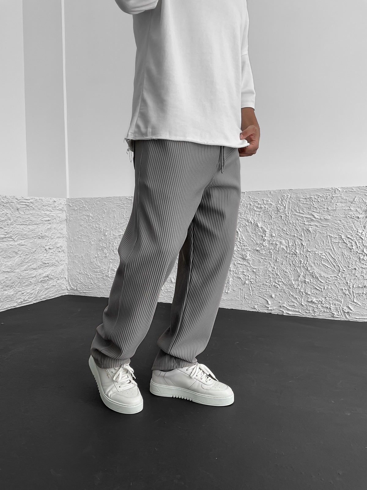 Sami™ - Pantalon confortable côtelé en spandex