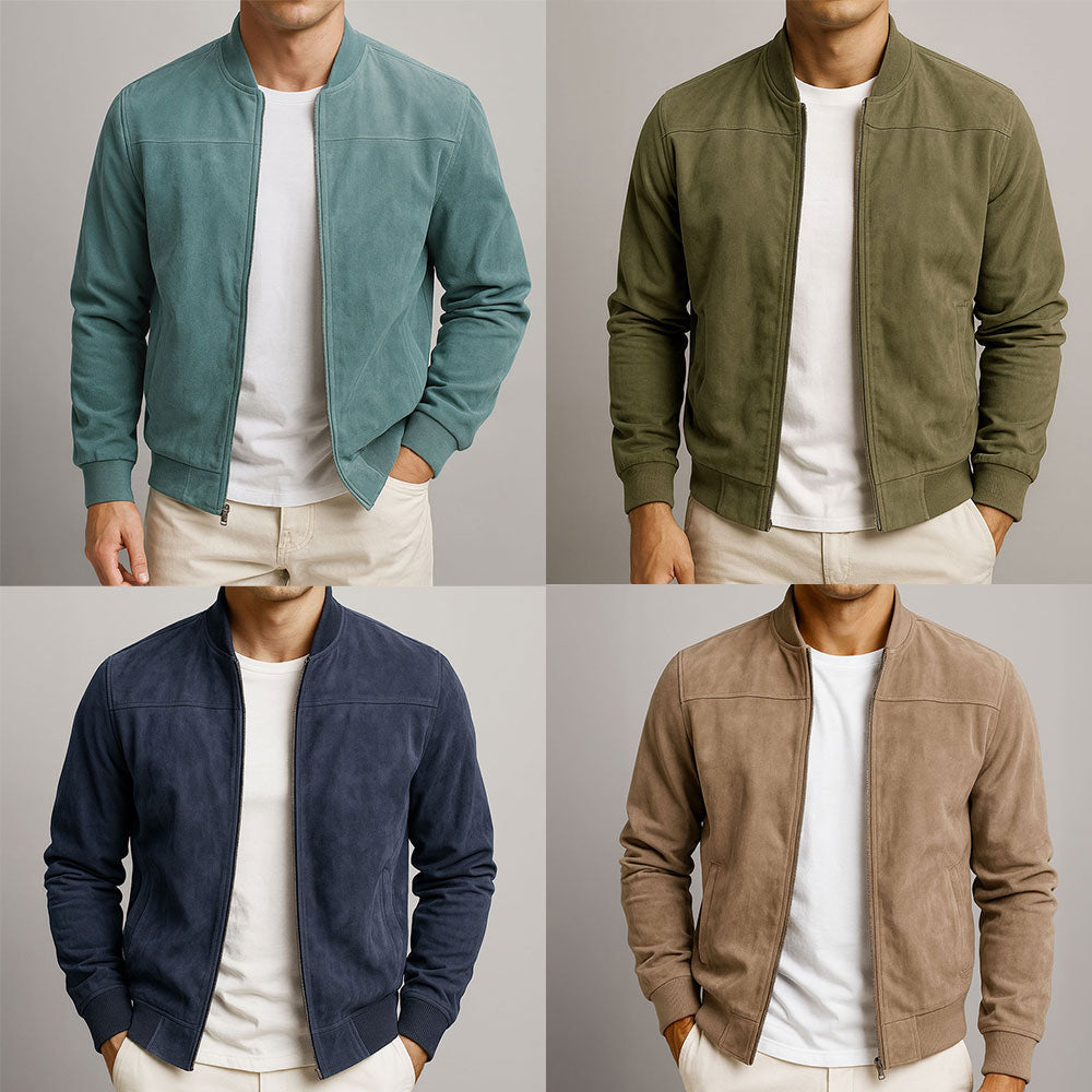 Marceaux™ | Le Blouson en Suède Authentique pour Homme