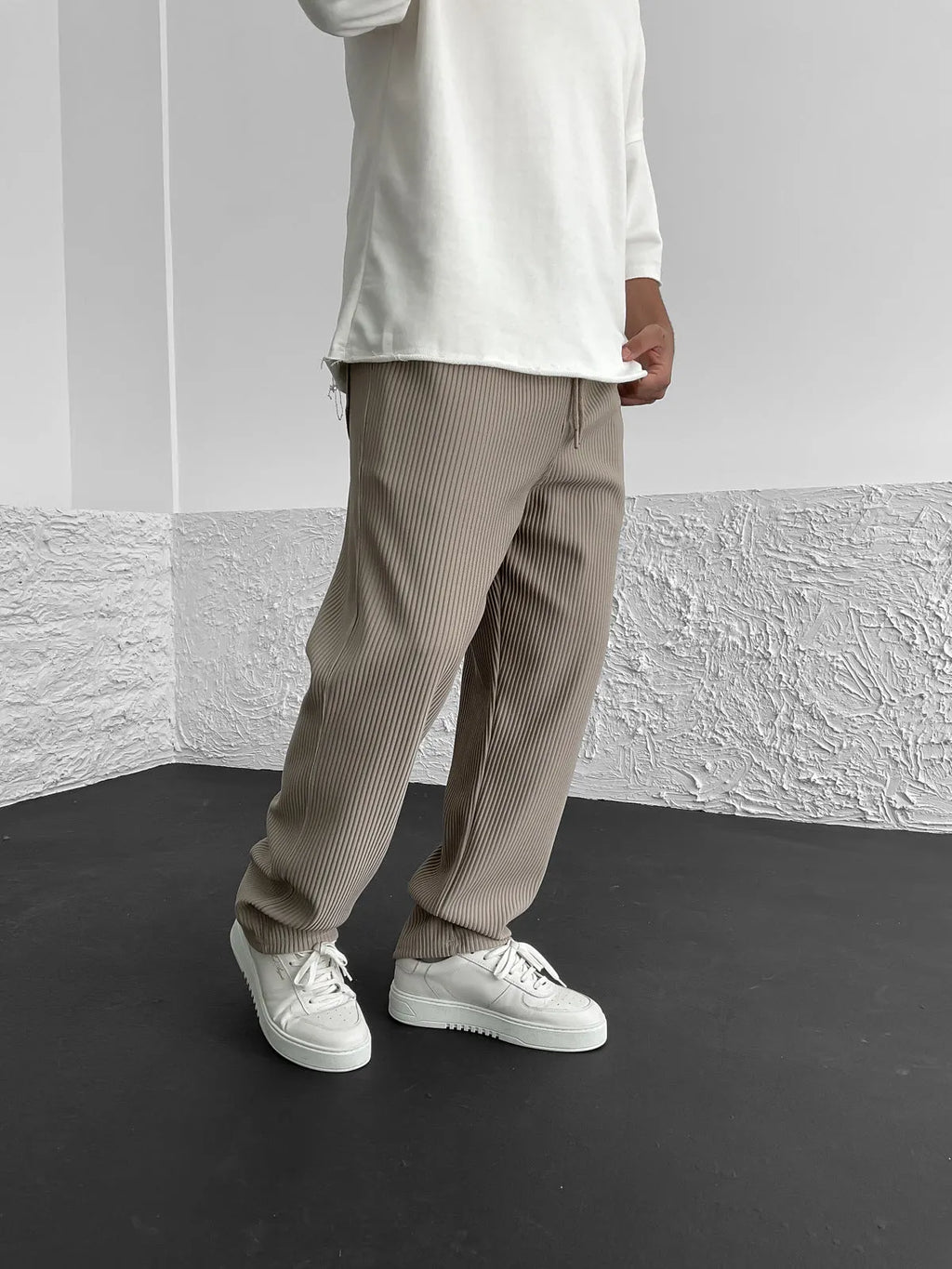 Sami™ - Pantalon confortable côtelé en spandex