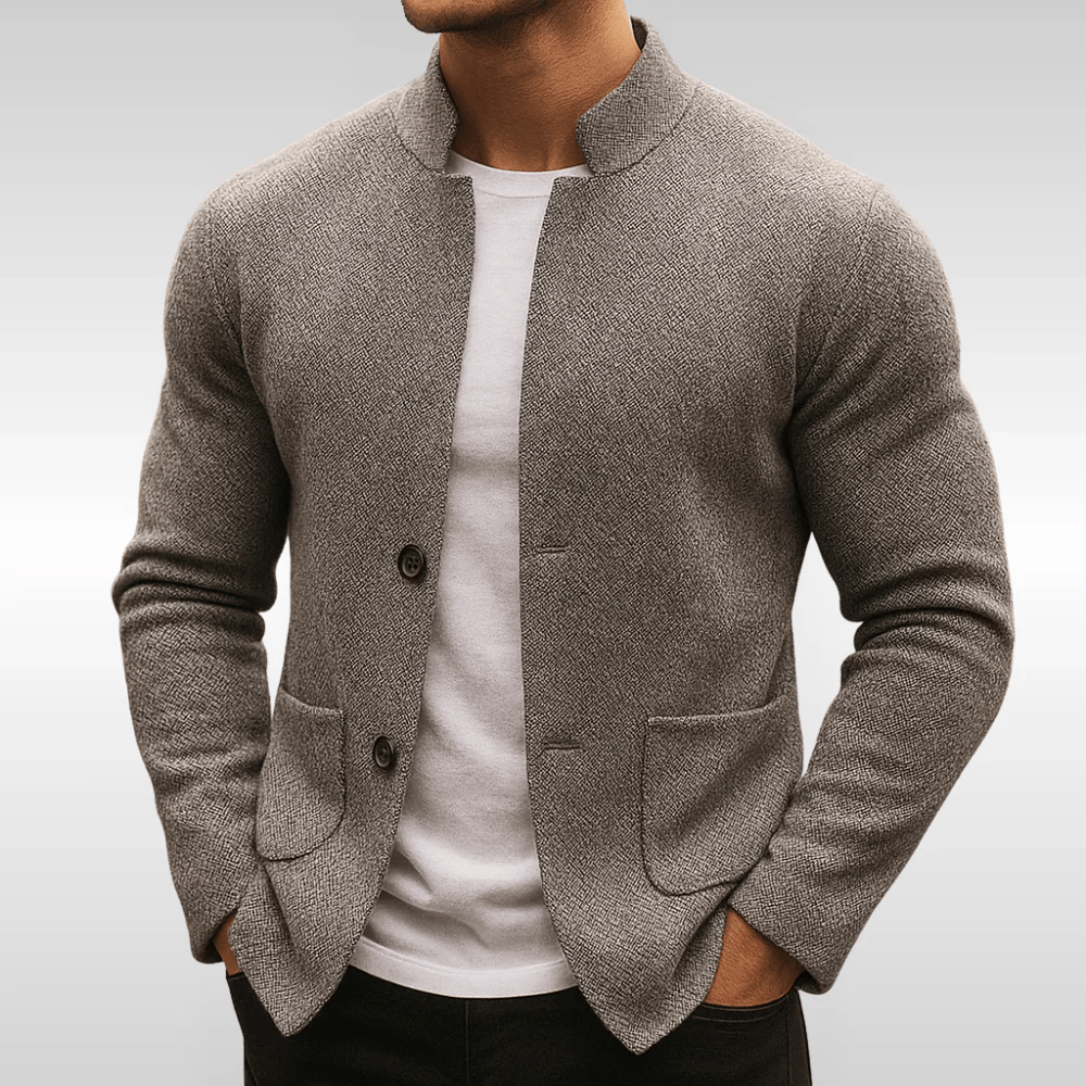 Laurent | GILET EN MAILLE TEXTURÉE